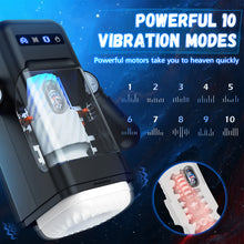 Load image into Gallery viewer, AMOVIBE Joy of Stick Game Cup Male Masturbator with 7 Thrusting Settings, 10 Vibrations &amp; 2 Heating Levels
