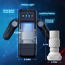 Load image into Gallery viewer, AMOVIBE Joy of Stick Game Cup Male Masturbator with 7 Thrusting Settings, 10 Vibrations &amp; 2 Heating Levels
