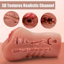 Load image into Gallery viewer, 2-1 Realistic Vagina with anal masturbator
