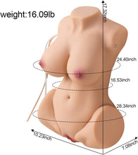Load image into Gallery viewer, 16lb Vibrating Life Size Sex Doll Masturbator
