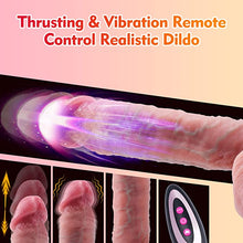 Load image into Gallery viewer, Realistic Thrusting Dildo
