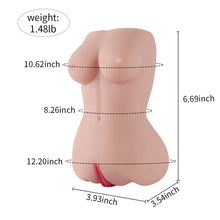 Load image into Gallery viewer, Mini Pocket Pussy and Tits Masturbator 1.5 lb
