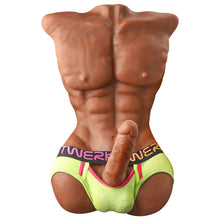 Load image into Gallery viewer, 16lb Big Black Cock Torso Doll
