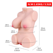 Load image into Gallery viewer, 3.5lb Dual Entrance Mini Realistic Sex Doll
