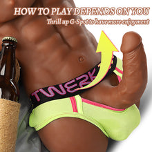 Load image into Gallery viewer, 16lb Big Black Cock Torso Doll
